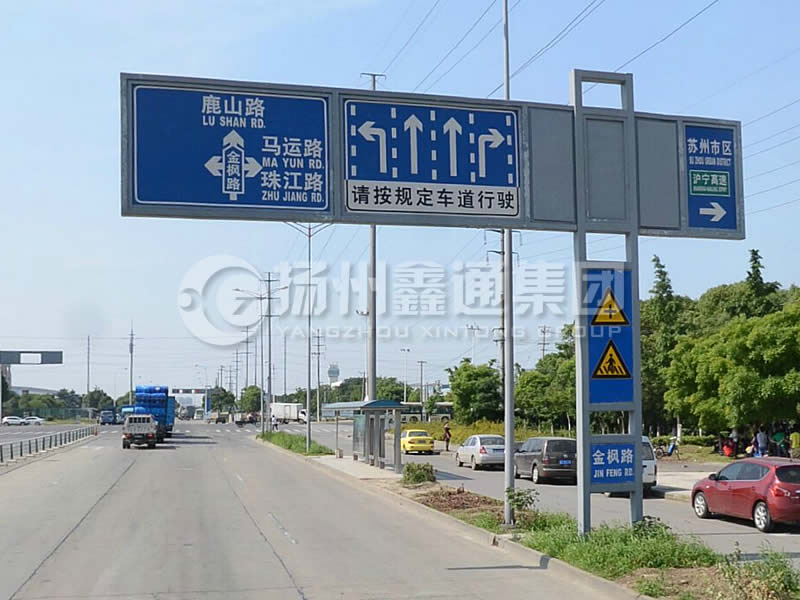 BZG-012，交通標(biāo)志桿，框架交通標(biāo)志桿