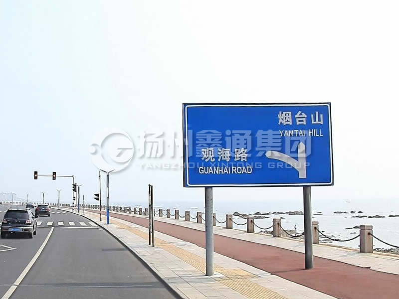 BZG-015，交通標(biāo)志桿，雙柱標(biāo)志桿