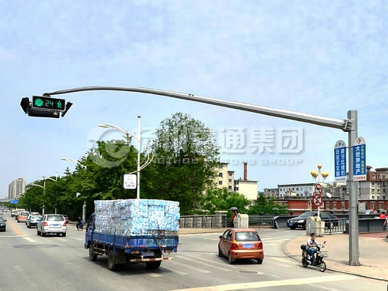 XHDG-048，吊籠式信號燈桿，吉林信號燈桿